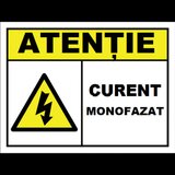 Placuta pentru curent monofazat